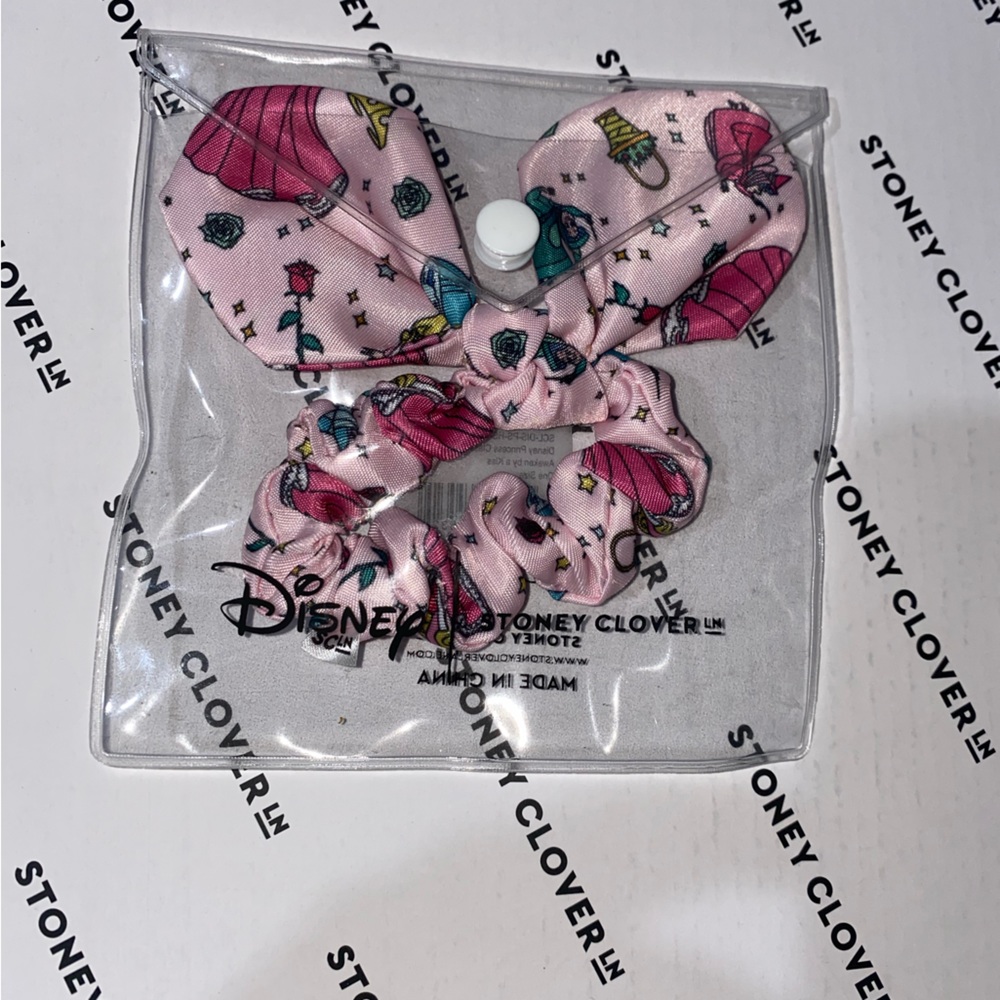 New pink princess hair tie